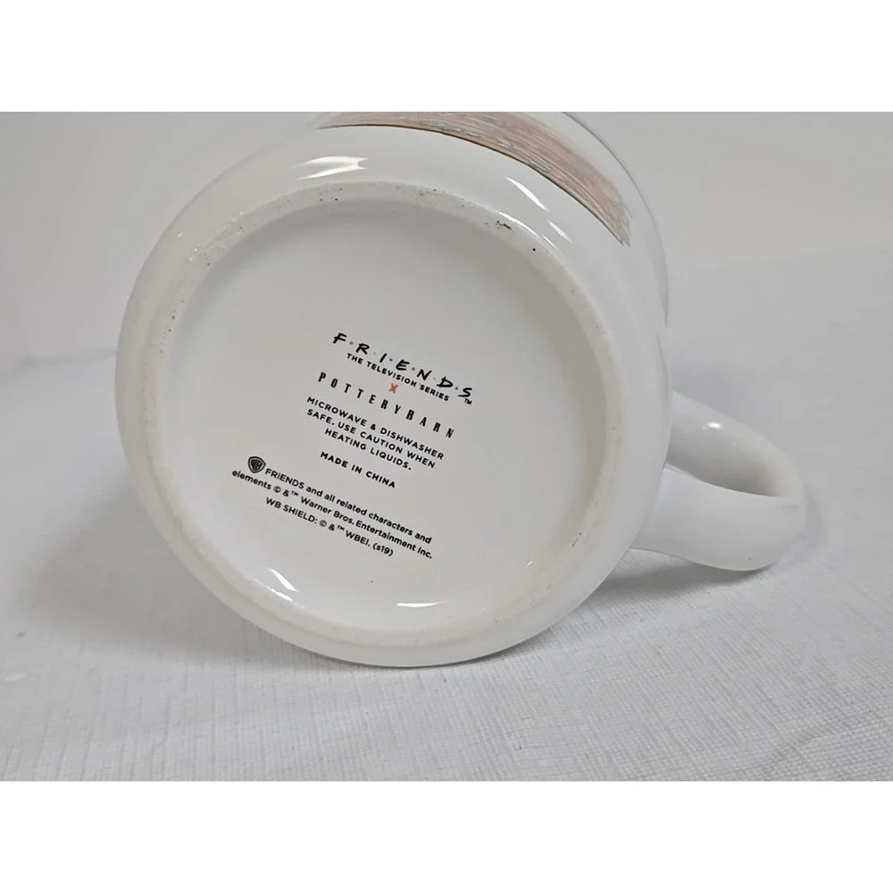 Pottery Barn Friends‎ Mug Ceramic Coffee Cup Joey Doesn't Share Food
